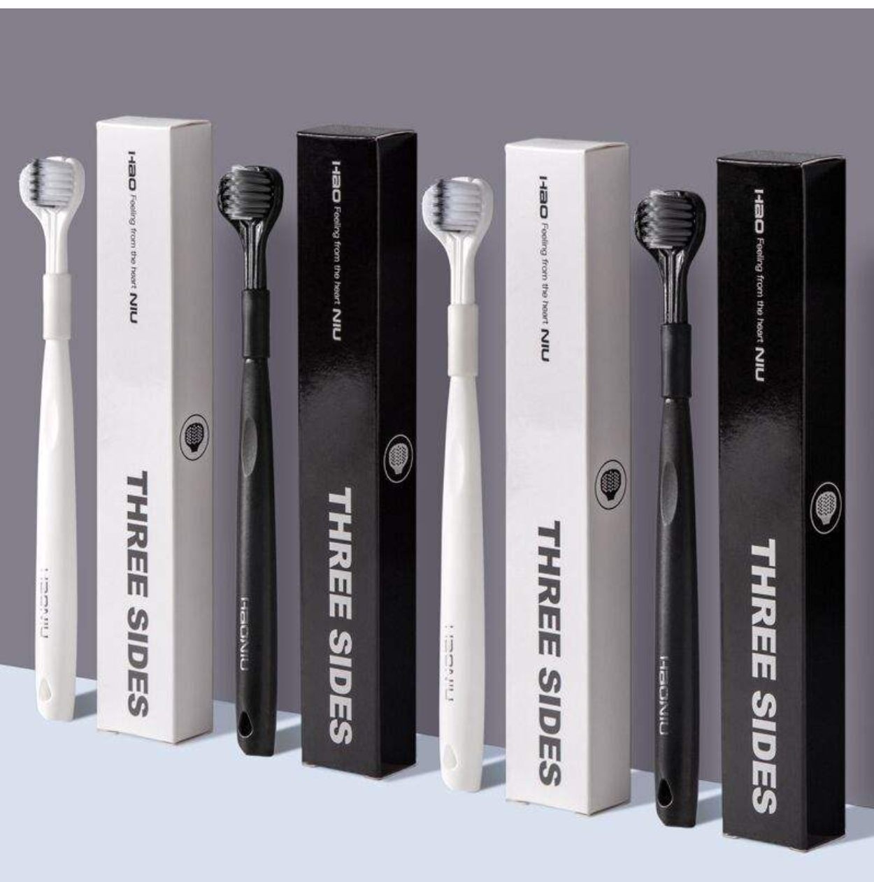 Three-Sided 360° Toothbrush – Full Coverage Manual Oral Care Brush